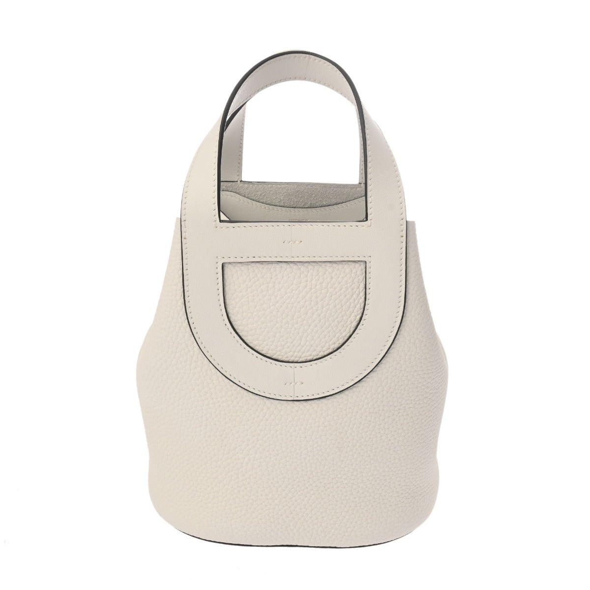 （新品・未使用品）エルメス HERMES イン ザ ループ 18 ハンドバッグ トリヨンクレマンス レザー ヴォースイフト レザー ニューホワイト  ゴールド金具 B刻印 HERMES エルメス インザループ 18 ニューホワイト B刻印(2023年頃