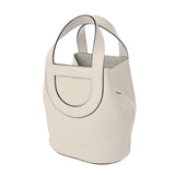 HERMES エルメス インザループ 18 ニューホワイト B刻印(2023年頃) レディース トリヨンクレマンス ヴォースイフト ハンドバッグ 新同 中古 銀蔵