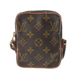 LOUIS VUITTON ルイヴィトン モノグラム ミニ ダヌーブ ブラウン M45268 レディース モノグラムキャンバス ショルダーバッグ Bランク 中古 銀蔵