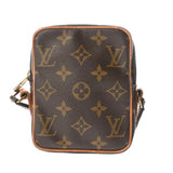 LOUIS VUITTON ルイヴィトン モノグラム ミニ ダヌーブ ブラウン M45268 レディース モノグラムキャンバス ショルダーバッグ Bランク 中古 銀蔵