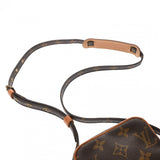 LOUIS VUITTON ルイヴィトン モノグラム ミニ ダヌーブ ブラウン M45268 レディース モノグラムキャンバス ショルダーバッグ Bランク 中古 銀蔵