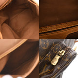 LOUIS VUITTON ルイヴィトン モノグラム モンスリ GM ブラウン M51135 ユニセックス モノグラムキャンバス リュック・デイパック Bランク 中古 銀蔵