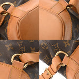 LOUIS VUITTON ルイヴィトン モノグラム モンスリ GM ブラウン M51135 ユニセックス モノグラムキャンバス リュック・デイパック Bランク 中古 銀蔵