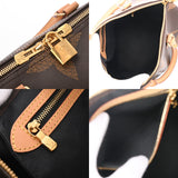 LOUIS VUITTON ルイヴィトン モノグラムジャイアント リバース スピーディバンドリエール 30 ブラウン M44602 レディース モノグラムジャイアント ハンドバッグ Aランク 中古 銀蔵