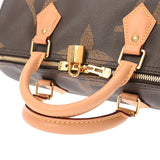 LOUIS VUITTON ルイヴィトン モノグラムジャイアント リバース スピーディバンドリエール 30 ブラウン M44602 レディース モノグラムジャイアント ハンドバッグ Aランク 中古 銀蔵