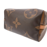 LOUIS VUITTON ルイヴィトン モノグラムジャイアント リバース スピーディバンドリエール 30 ブラウン M44602 レディース モノグラムジャイアント ハンドバッグ Aランク 中古 銀蔵