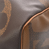 LOUIS VUITTON ルイヴィトン モノグラムジャイアント リバース スピーディバンドリエール 30 ブラウン M44602 レディース モノグラムジャイアント ハンドバッグ Aランク 中古 銀蔵