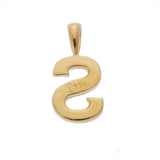 EYEFUNNY アイファニー Sモチーフ ダイヤ レディース K18イエローゴールド YG ペンダントトップ Aランク 中古 銀蔵