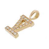 EYEFUNNY アイファニー Vモチーフ ダイヤ レディース K18イエローゴールド YG ペンダントトップ Aランク 中古 銀蔵