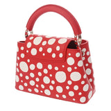 LOUIS VUITTON ルイヴィトン カプシーヌ MINI 草間彌生コラボ ルージュ M21692 レディース トリヨンレザー ハンドバッグ 新同 中古 銀蔵