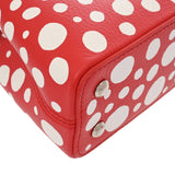 LOUIS VUITTON ルイヴィトン カプシーヌ MINI 草間彌生コラボ ルージュ M21692 レディース トリヨンレザー ハンドバッグ 新同 中古 銀蔵