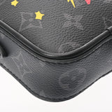 LOUIS VUITTON ルイヴィトン モノグラムエクリプス ダヌーブ PPM トランクプリント ブラック M45928 メンズ モノグラムエクリプスキャンバス ショルダーバッグ Aランク 中古 銀蔵