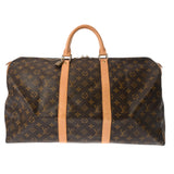 LOUIS VUITTON ルイヴィトン モノグラム キーポル 50 ブラウン M41426 ユニセックス モノグラムキャンバス ボストンバッグ ABランク 中古 銀蔵