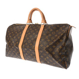 LOUIS VUITTON ルイヴィトン モノグラム キーポル 50 ブラウン M41426 ユニセックス モノグラムキャンバス ボストンバッグ ABランク 中古 銀蔵
