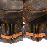 LOUIS VUITTON ルイヴィトン モノグラム ソミュール 35 ブラウン M42254 レディース モノグラムキャンバス ショルダーバッグ Bランク 中古 銀蔵