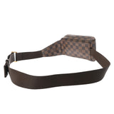 LOUIS VUITTON ルイヴィトン ダミエ ジェロニモス 後期型 ブラウン N51994 メンズ ダミエキャンバス ボディバッグ ABランク 中古 銀蔵