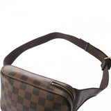 LOUIS VUITTON ルイヴィトン ダミエ ジェロニモス 後期型 ブラウン N51994 メンズ ダミエキャンバス ボディバッグ ABランク 中古 銀蔵