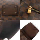 LOUIS VUITTON ルイヴィトン ダミエ ブルックリン MM ブラウン N51211 ユニセックス ダミエキャンバス ショルダーバッグ Bランク 中古 銀蔵