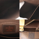 LOUIS VUITTON ルイヴィトン ダミエ ブルックリン MM ブラウン N51211 ユニセックス ダミエキャンバス ショルダーバッグ Bランク 中古 銀蔵