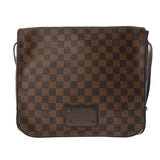 LOUIS VUITTON ルイヴィトン ダミエ ブルックリン MM ブラウン N51211 ユニセックス ダミエキャンバス ショルダーバッグ Bランク 中古 銀蔵