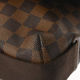 LOUIS VUITTON ルイヴィトン ダミエ ブルックリン MM ブラウン N51211 ユニセックス ダミエキャンバス ショルダーバッグ Bランク 中古 銀蔵