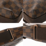 LOUIS VUITTON ルイヴィトン ダミエ ブルックリン MM ブラウン N51211 ユニセックス ダミエキャンバス ショルダーバッグ Bランク 中古 銀蔵