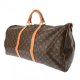 LOUIS VUITTON ルイヴィトン モノグラム キーポルバンドリエール 60 ブラウン M41412 ユニセックス モノグラムキャンバス ボストンバッグ Bランク 中古 銀蔵