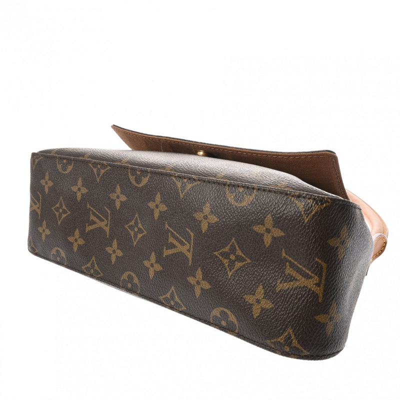 LOUIS VUITTON ルイヴィトン モノグラム ミニルーピング ブラウン