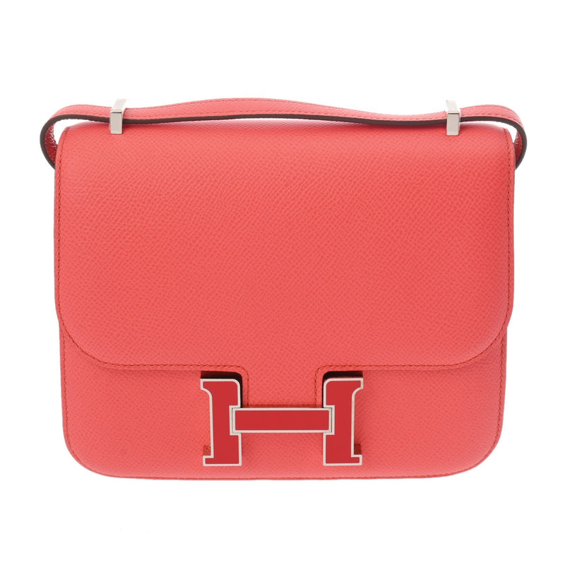 HERMES エルメス コンスタンス3 ミニ 18 ミロワール ローズテキサス Z