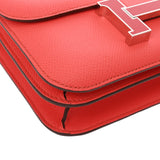 HERMES エルメス コンスタンス3 ミニ 18 ミロワール ローズテキサス Z刻印(2021年頃) レディース ヴォーエプソン ショルダーバッグ Aランク 中古 銀蔵