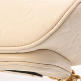 LOUIS VUITTON ルイヴィトン モノグラムアンプラント ミニバムバッグ クレーム M83275 レディース レザー ショルダーバッグ 新同 中古 銀蔵