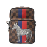 LOUIS VUITTON ルイヴィトン ダミエ アマゾン チャップマン ブラウン N63350 メンズ ダミエキャンバス ショルダーバッグ ABランク 中古 銀蔵