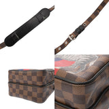 LOUIS VUITTON ルイヴィトン ダミエ アマゾン チャップマン ブラウン N63350 メンズ ダミエキャンバス ショルダーバッグ ABランク 中古 銀蔵