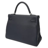 HERMES エルメス ケリー 32 内縫い 2WAY ブルーニュイ Y刻印(2020年頃) レディース トゴ ハンドバッグ 新同 中古 銀蔵