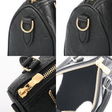 LOUIS VUITTON ルイヴィトン モノグラムアンプラント ナノ スピーディ 2WAY ノワール M82450 レディース レザー ハンドバッグ Aランク 中古 銀蔵