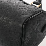 LOUIS VUITTON ルイヴィトン モノグラムアンプラント ナノ スピーディ 2WAY ノワール M82450 レディース レザー ハンドバッグ Aランク 中古 銀蔵