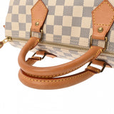 LOUIS VUITTON ルイヴィトン ダミエアズール スピーディ 30 旧型 ホワイト N41533 ユニセックス ダミエアズールキャンバス ハンドバッグ Bランク 中古 銀蔵