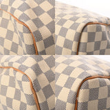 LOUIS VUITTON ルイヴィトン ダミエアズール スピーディ 30 旧型 ホワイト N41533 ユニセックス ダミエアズールキャンバス ハンドバッグ Bランク 中古 銀蔵