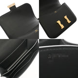 HERMES エルメス コンスタンス3 ミニ 18 ミロワール ブラック B刻印(2023年頃) レディース ヴォーエプソン ショルダーバッグ ABランク 中古 銀蔵