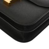 HERMES エルメス コンスタンス3 ミニ 18 ミロワール ブラック B刻印(2023年頃) レディース ヴォーエプソン ショルダーバッグ ABランク 中古 銀蔵