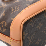LOUIS VUITTON ルイヴィトン モノグラム ナノノエ 2WAY ブラウン M81266 レディース モノグラムキャンバス ショルダーバッグ Aランク 中古 銀蔵