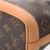 LOUIS VUITTON ルイヴィトン モノグラム ナノノエ 2WAY ブラウン M81266 レディース モノグラムキャンバス ショルダーバッグ Aランク 中古 銀蔵
