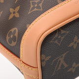 LOUIS VUITTON ルイヴィトン モノグラム ナノノエ 2WAY ブラウン M81266 レディース モノグラムキャンバス ショルダーバッグ Aランク 中古 銀蔵