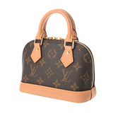 LOUIS VUITTON ルイヴィトン エピ ナノ アルマ ノワール M81945 レディース エピレザー ハンドバッグ Aランク 中古 銀蔵