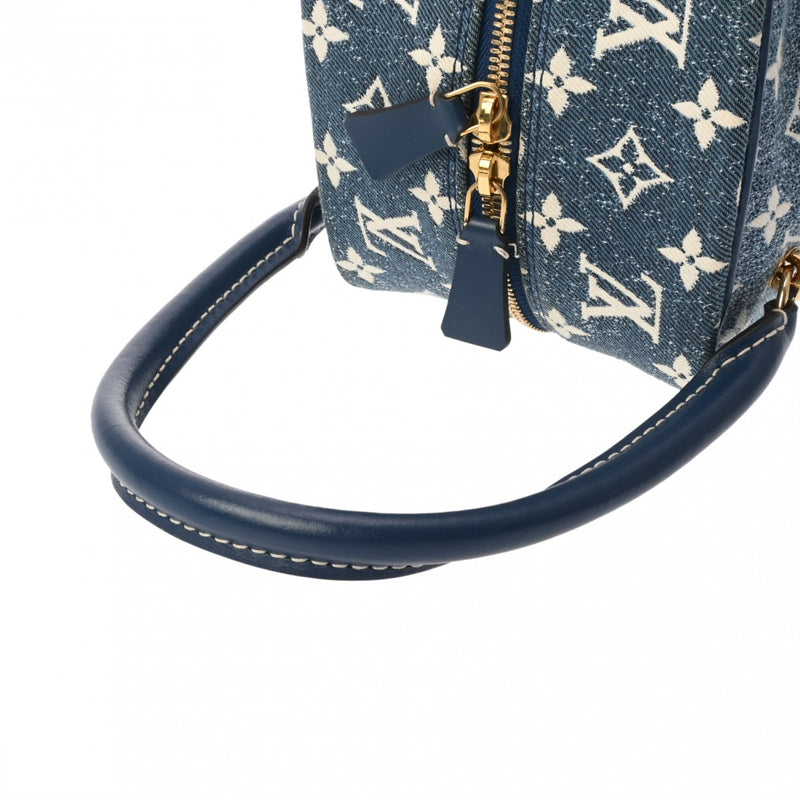 LOUIS VUITTON ルイヴィトン モノグラム スクエアバッグ ブルー M59608