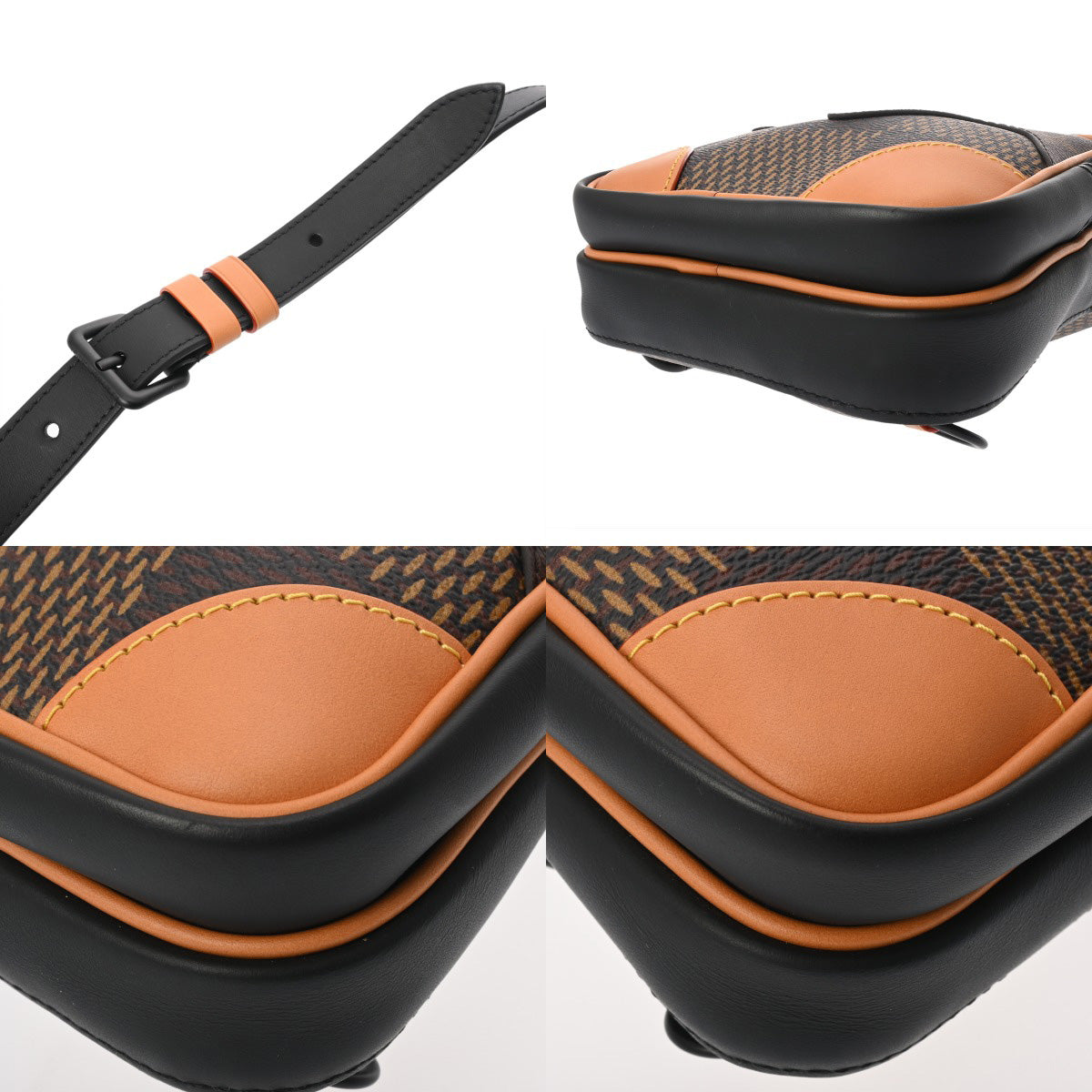 ショルダーバッグ ブラウン/オレンジNIGOコラボ アマゾン・スリング