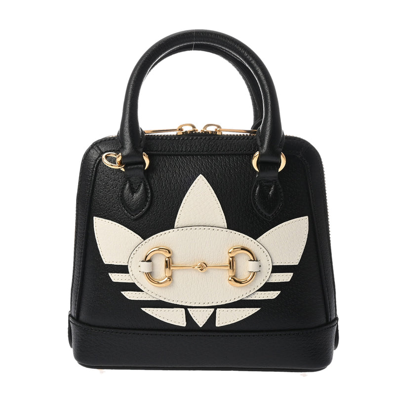 GUCCI グッチ アディダスコラボ 2WAY ブラック/ホワイト 677212