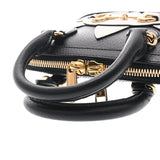 GUCCI グッチ アディダスコラボ 2WAY ブラック/ホワイト 677212 レディース レザー ハンドバッグ 新同 中古 銀蔵