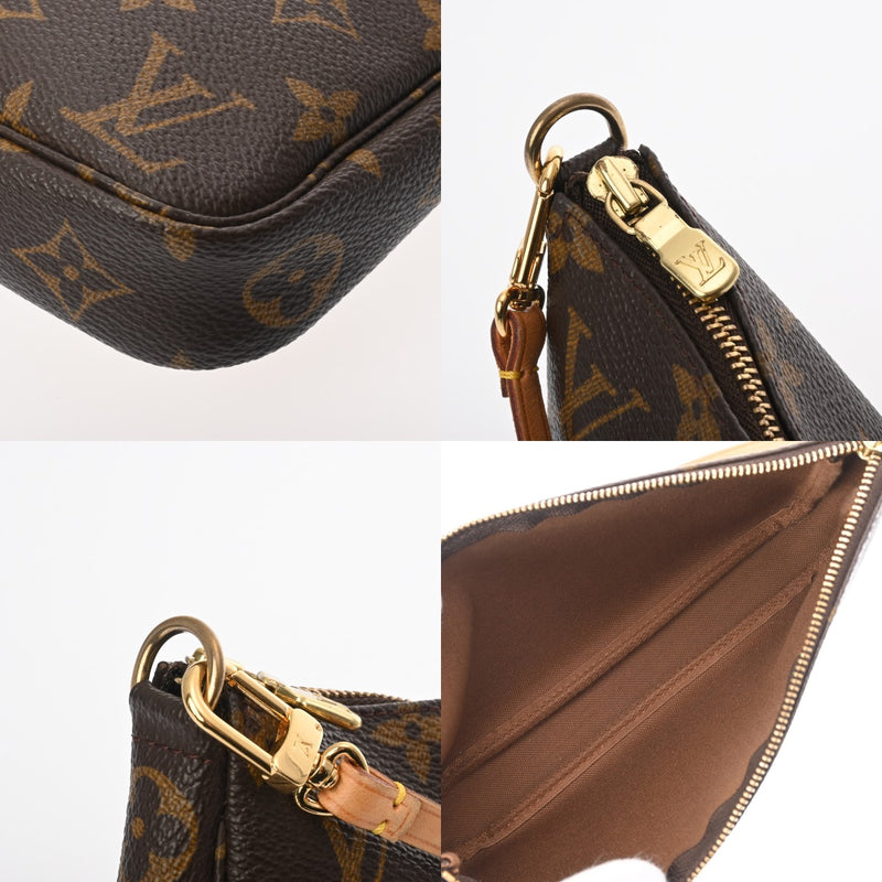 LOUIS VUITTON モノグラム M51980 ポシェットアクセソワール ルイ ヴィトン モノグラム ポシェット アクセソワール ブラウン M51980