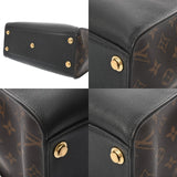 LOUIS VUITTON ルイヴィトン モノグラム オンマイサイド MM ノワール M53823 レディース レザー モノグラムキャンバス 2WAYバッグ Aランク 中古 銀蔵